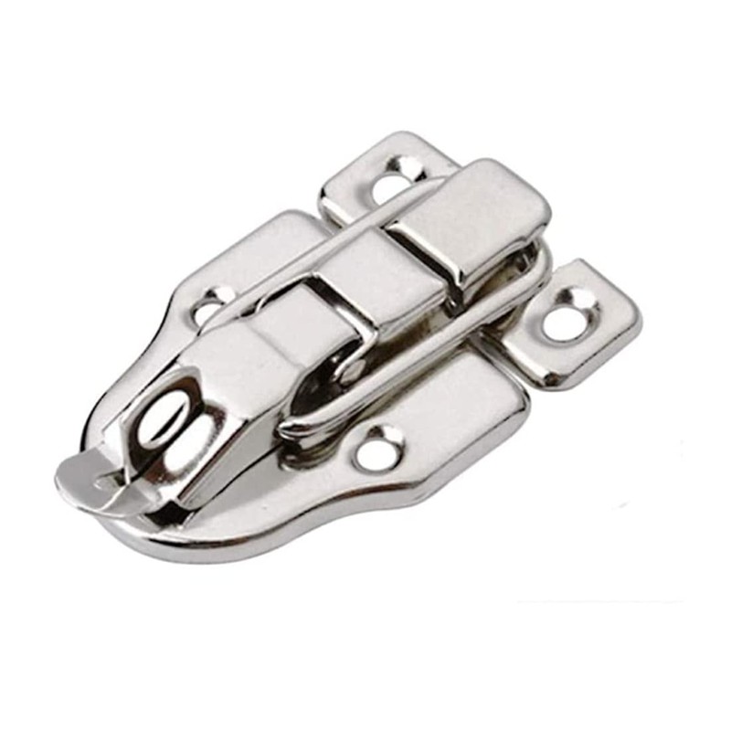 GDQLCNXB Wood Box Toolbox Cabinet Metal Spring Loaded Latches Catch