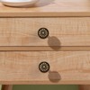 Fecraf 10 Pack Antique Brass Cabinet Knobs, Vintage Retro Drawer
