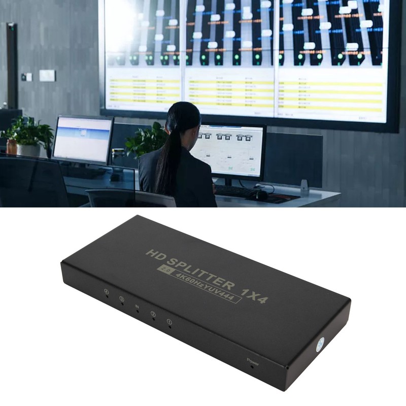 HD Multimedia Interface 2.0 Splitter 4K 60Hz 1 in 4