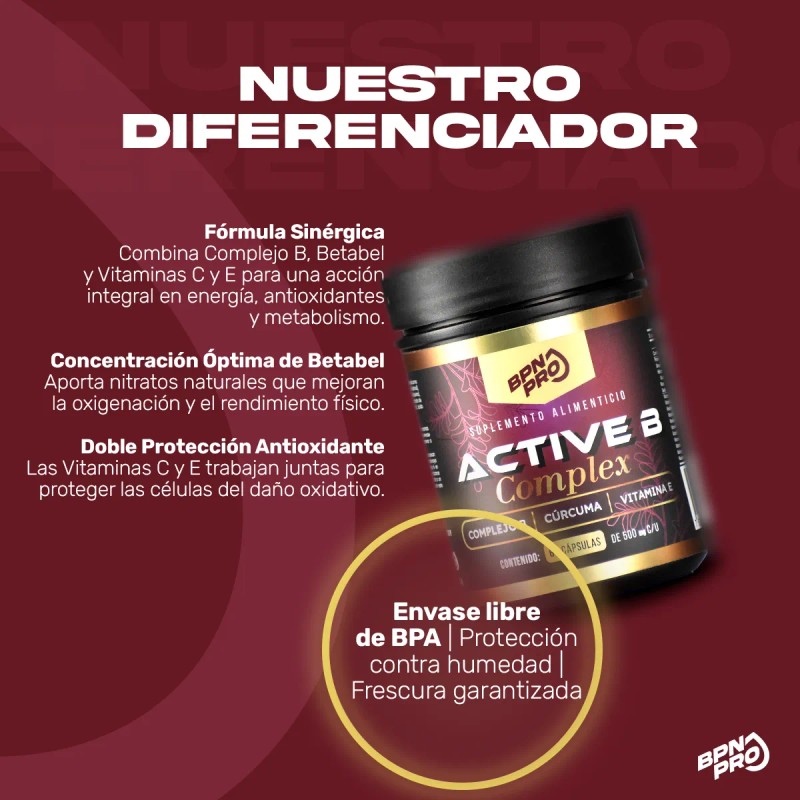 Complejo B con Betabel, Vitaminas C y E BPN PRO