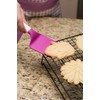 Bakelicious Nylon Cookie Spatula, Purple, 2.38 x 7.5 x 1.5