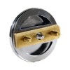 Westbrass Illusionary Overflow, Sch. 40 ABS Plumbers Pack with Tip-Toe