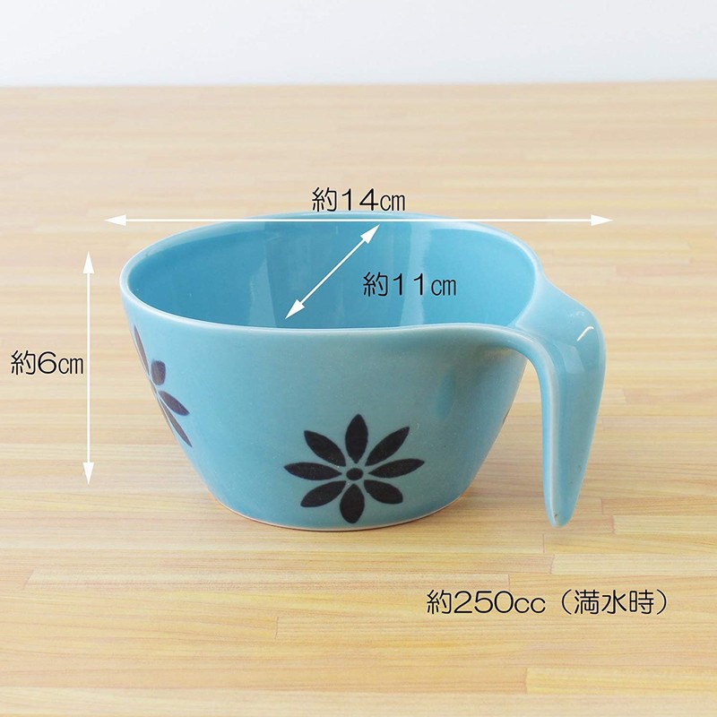 CtoC JAPAN Select Living Alone Dish Soup Cup Flutter Blue