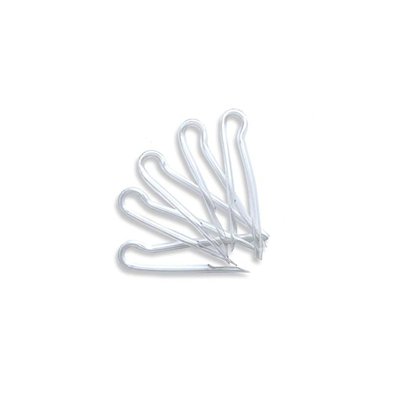 BTE Earmold Pre Bent Hearing Aid Tubes 5pcs Thick Wall