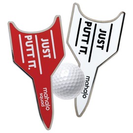 mahalo squad 4-in-1 Magnetic Golf Divot Repair Tool and Ball Marker 2pcs with Hat Clip - Premium Golf Accessories for Men and Women - Perfect Golfer Gift