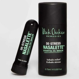 Black Chicken Remedies Nasalette Essential Oil Inhaler - De-Stress, 0.5ml