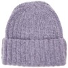 NAME IT Baby Girls' Nkfmadia Beanie Hat, Lavender gray