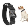 SEVENPENCE Tactical Dog Collar Adjustable Heavy Duty Collar Padded Nylon