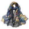 Pokeedioty Women's Lightweight Fashion Scarf Chiffon Sheer Scarves Shawl