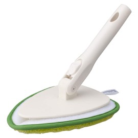 Yamazaki Sangyo 157884 Bath Cleaning Brush Handy Unit Bath Bon-kun, Green