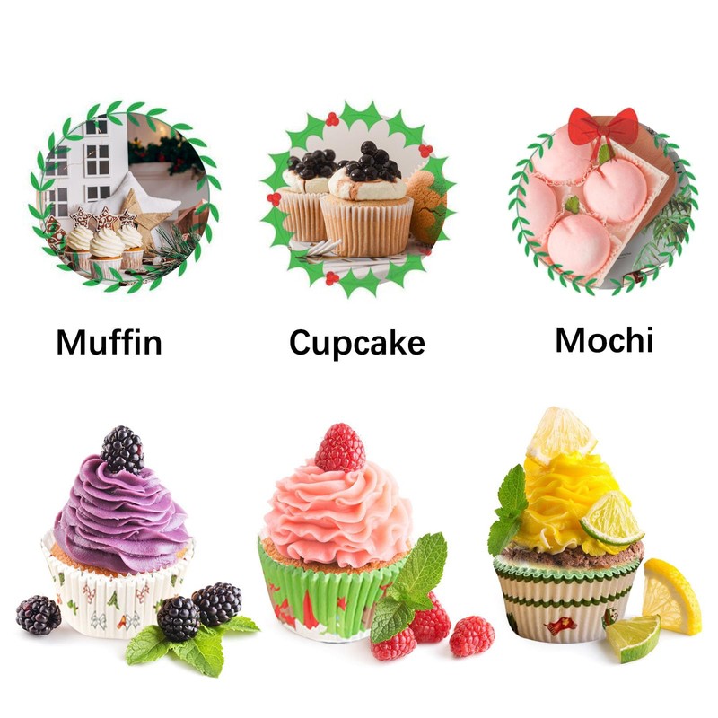 Muffin Cases Paper, Muffins Baking Cups, Cupcake Moulds, Disposable Baking