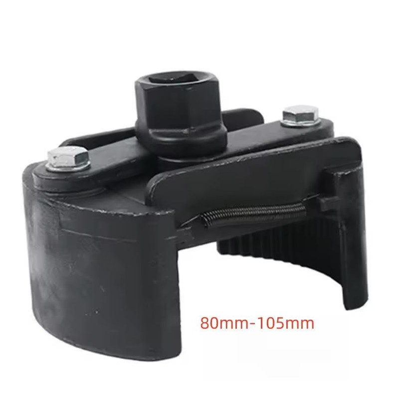 Adjustable Two-Jaw Oil Filter Wrench – Metal Filter Removal Tool,