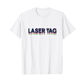 Retro Player Team Adult Pro Laser Tag T-Shirt