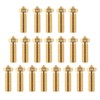 AEDIKO 20pcs V6 Volcano Nozzle Brass Extra Extruder Nozzles 0.6mm