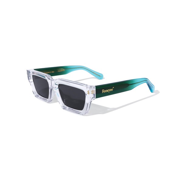 Roneyee Non Polarized Acetate Sunglasses 148mm Frame with UV Protection