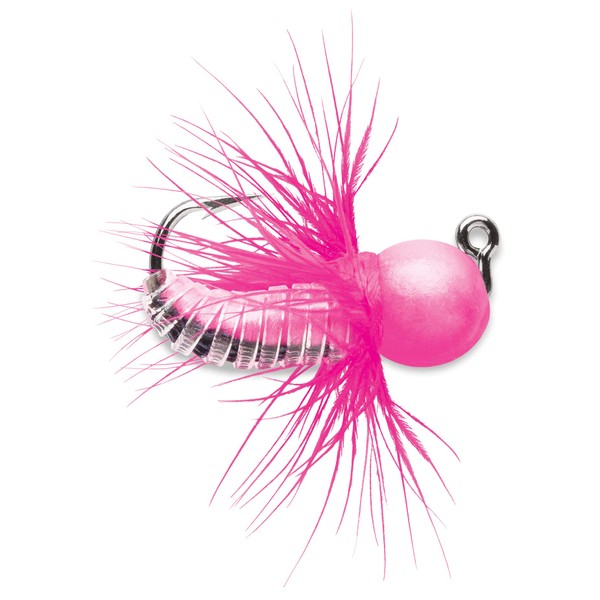 VMC Tungsten Fly Jig Glow Pink (1/32 Oz)