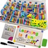 291Pcs ABC Magnets Board Magnetic Letters Numbers and Shapes Maker