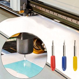 KEWAYO Cludoo 80 Pieces Replacement Blades for Cricut Blades for Explore Air 2/Air 3/Maker/Maker 3/Expression, 60 Pieces 45° Standard Blades, 10 Pieces 30° Fine Point Blades and 10 Pieces 60° Deep