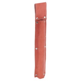 sourcing map Welding Rod Pouch 13.39" x 1.97" x 11.02" Leather Electrode Holder Welding Rod Electrode Waist Bag with Rivets Reinforced for Storage Welding Tools, Brown Red
