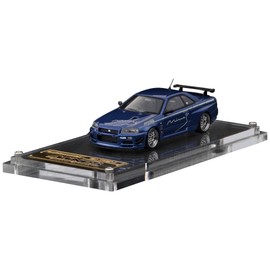 ignition model 1/64 Nissan Skyline GT-R Mine's (R34) Bayside Blue Finished Product IG2938