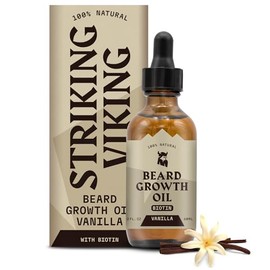 Striking Viking Beard Growth Oil with Biotin - 2 Fl Oz, Vanilla
