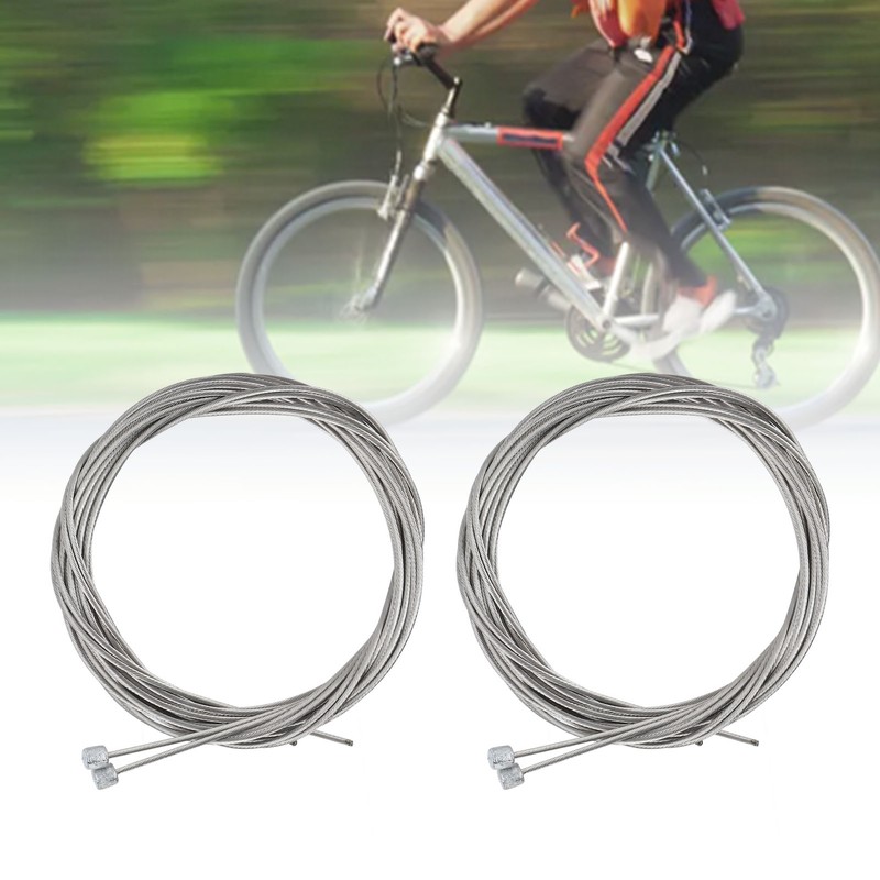 10Pcs Bike Shifter Cable Stainless Steel Rustproof Bicycle Gear Cable