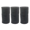 Quotidian Black Natural 3 ply Jute Jute Twine Rolls 1/12"