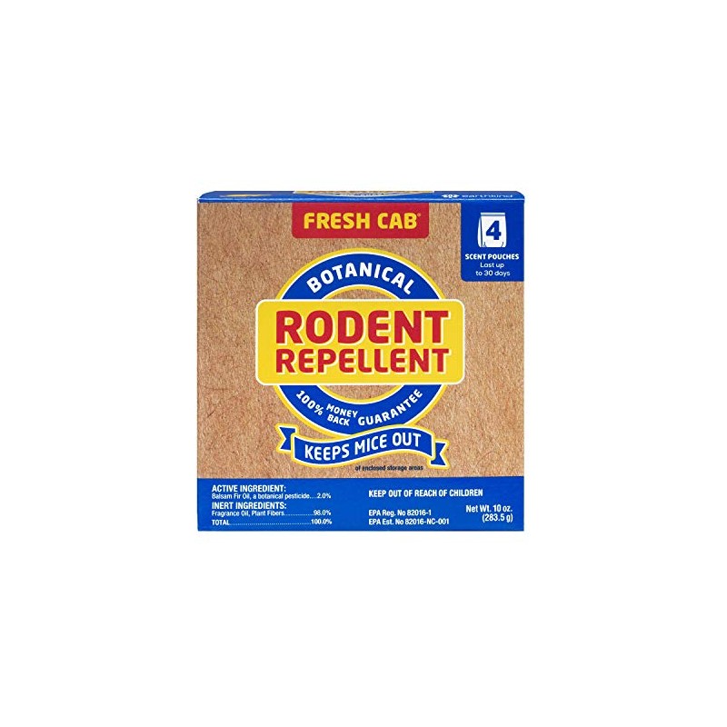 Fresh Cab Natural Rodent Repellent (16 Scent Pouches)