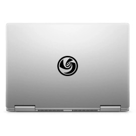 Adheaz Deepin DE Linux Desktop Laptop Decal in Multiple Colors and Sizes - Matte Silver, 3" x 3"