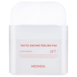 MEDIHEAL Phyto Enzyme Peeling Pad - Vegan Face Resurfacing Gauze Pads with LHA & Papaya Enzym - Pore Tightening Pads to Control Sebum - Exfoliating for Dead Skin Cells, 90 sheets