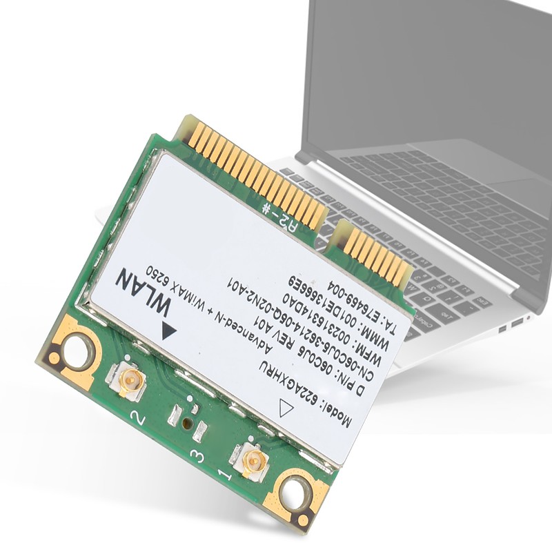 For Intel 6250AN 622ANXHMW MINI PCIE 300Mbps 2.4/5GHZ Dual Band