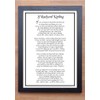 Stunning Framed Inspirational Quote/Print/Rudyard Kipling IF