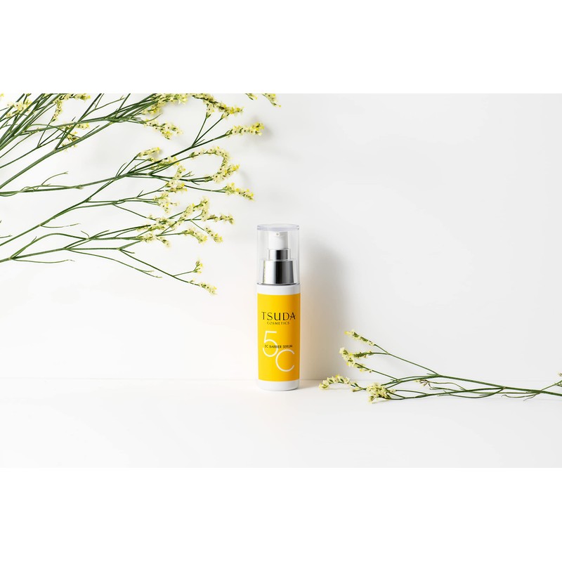 TSUDA COSMETICS 5C Barrier Serum, Sensitive Skin, 1.5 fl oz