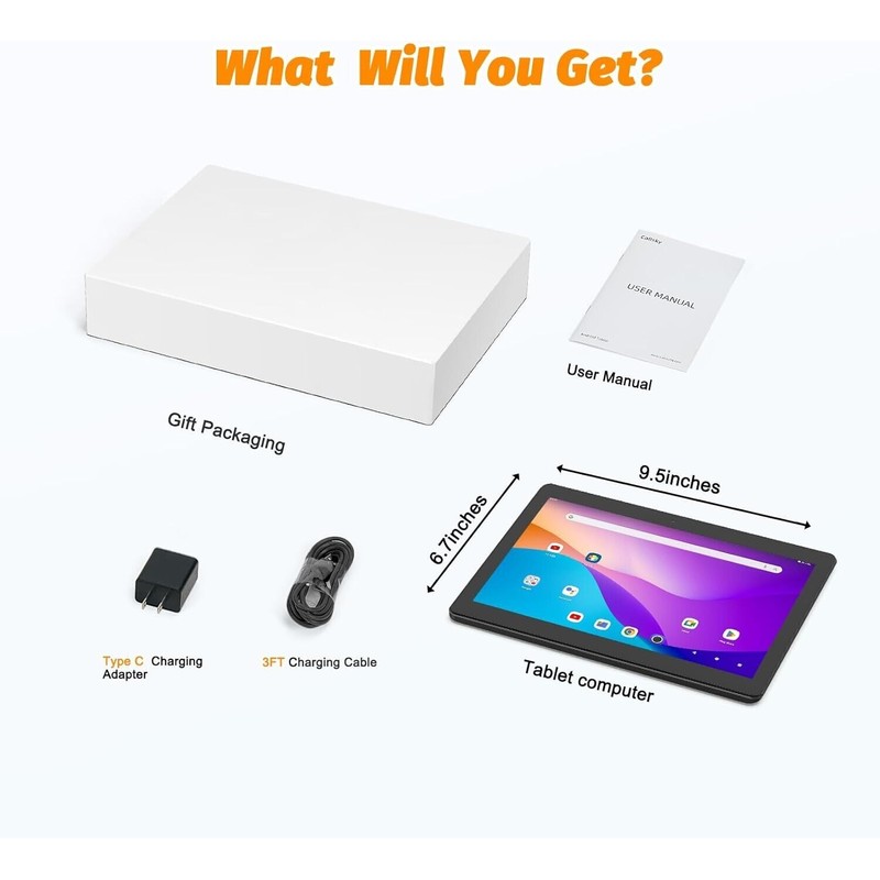 Allwinner Zeepad Allwinner A133 4GB, Wi-Fi, 10.1in - Black