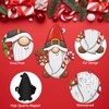Hoteam 30 Pcs Christmas Magnetic Gnome Reflective Magnetic Xmas Car