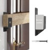 Ohiyoo 4 Pack Door Barricade Brackets 2 x 4 Door