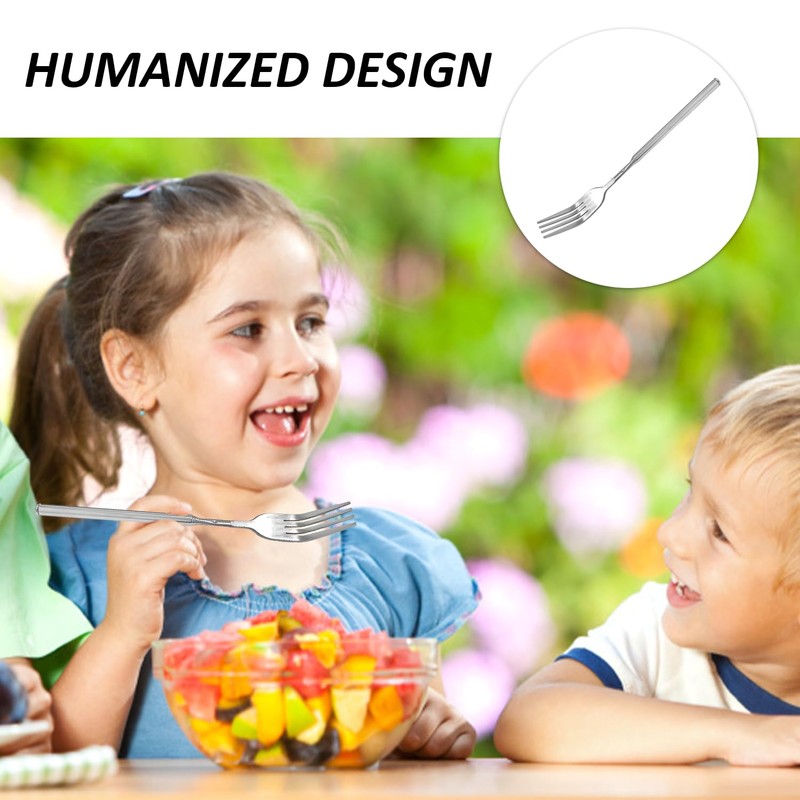 1 Telescopic Stainless Steel BBQ Fork, Multifunctional Retractable BBQ Fork,