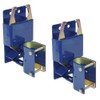 Two Way Lockable Gate Latch, Blue. Perfect for Farms, Pastures,