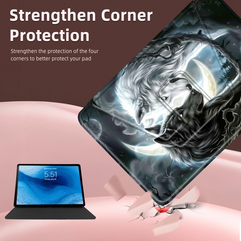 ETLKJVBL for Kindle Paperwhite 12th Generation Case 7", 360 Degree