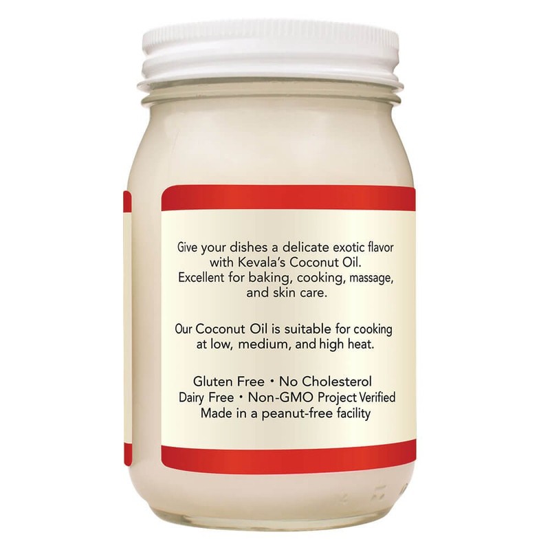 Kevala Organic Raw Coconut Oil, 16 Ounce