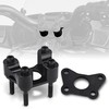 Billet Aluminum Handlebar Riser Kit with Riser Blocks Fit For