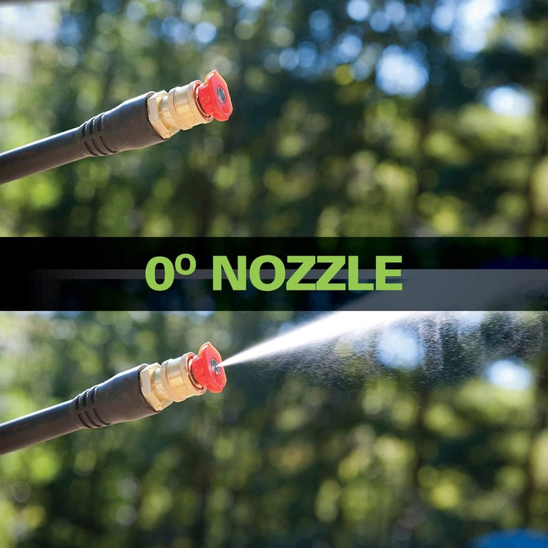 Greenworks Universal Pressure Washer Nozzle Tips (4 Pack) 5201502
