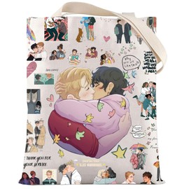 LEVLO Nick & Charlie TV Series Tote Bag Nick & Charlie Fans Gift Nick & Charlie Hi Leaves Shoulder Bag Nick Charlie Merch (Nick & Charlie Tote)