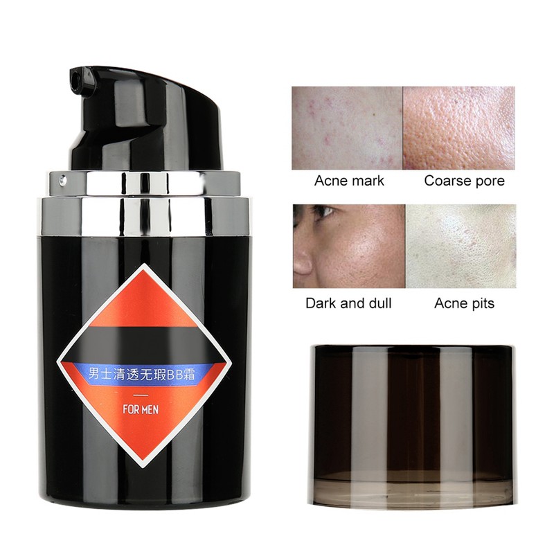 50g Men BB Cream Moisturizing Concealer Waterproof Foundation Cosmetic Makeup