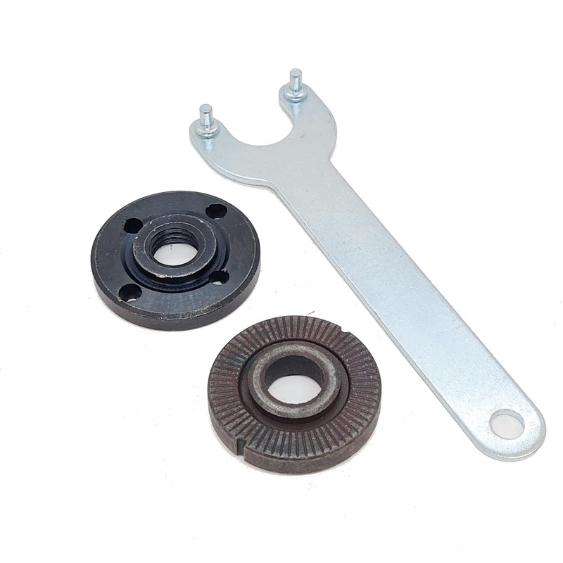 KATSU Angle Grinder Flange Nuts Disc Holder with Wrench Spanner,
