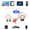 Cartoon USB Flash Drive Cute Cartoon Man Shape Anti Electromagnetic
