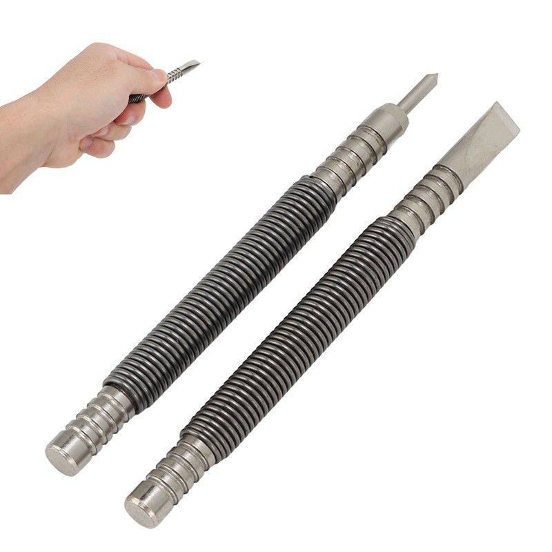 2 Pcs Nail Set Tool High Carbon Steel Double Ended
