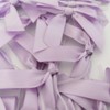Micomon 50pcs 2-1/2" Lavender Satin Ribbon Bows with Twist Ties