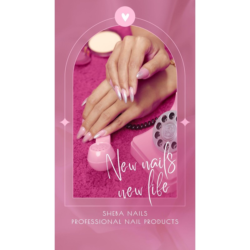 SHEBA NAILS Odor Out Acrylic Liquid Neutralizer 1/2oz Strawberry Scent-