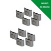Pack of 10 Corner Connectors in Galvanised I Grid Mat